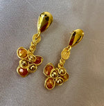 Load image into Gallery viewer, Golden Magnolia Earrings
