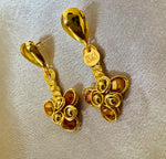 Load image into Gallery viewer, Golden Magnolia Earrings
